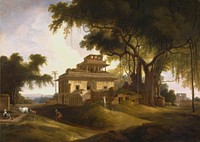 Ruins of the Naurattan, Sasaram, Bihar by Thomas Daniell