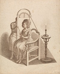 Artist Drawing a Woman's Silhouette