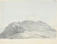 Temple of Sunias Minerva by Sir Robert Smirke the younger