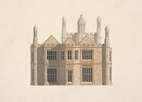 East Front Elevation of a Proposed Design for Cambridge Colleges