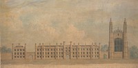 Elevation of a Proposed Design for King's College, Cambridge