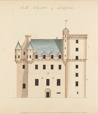 Castle Fraser,  Aberdeenshire, Scotland: South Elevation