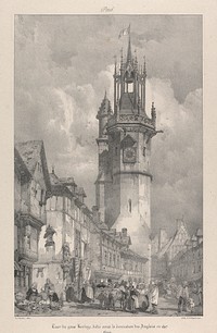 Tour du Gros Horloge, Batie Souis la Domination des Anglais en 1417