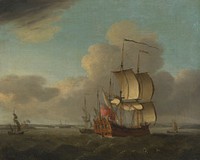 Shipping in the Thames Estuary by Thomas Mellish