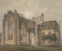 Melrose Abbey from the West