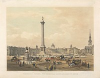 Trafalgar Square, with the National Gallery and St. Martin's Church