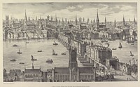 A View of London Bridge, 1616