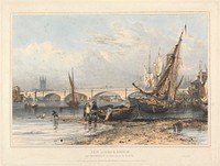 New London Bridge from Billingsgate (low water)