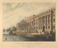 A South View of the New Customs House