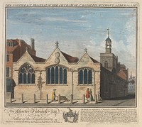 The Northeast Prospect of the Church of St. Botolph Without Aldersgate