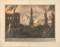 The Great Fire of London in the Year 1666