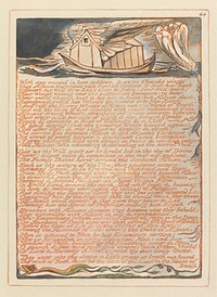 Jerusalem, Plate 44, "With one accord...." by William Blake
