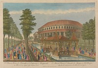 The Chinese House, the Rotunda, and the Company in Masquerade in Ranelagh Gardens