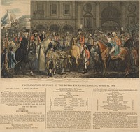 Proclamation of Peace at the Royal Exchange, London, April 29th, 1802