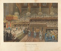 The Royal Banquet, the Bringing Up of the First Course, 19th July 1821