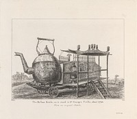 The Balloon Kettle, as it stood in St. George's Fields about 1790