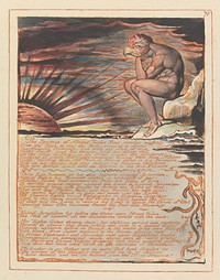 Jerusalem, Plate 78, "The Spectres of..." by William Blake. Original from Yale Center for British Art.