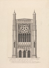 A Geometrical View of the East End of St. Stephan's Chapel