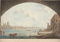 A View of London from Blackfriars Bridge