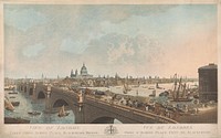View of London, taken from Albion Place, Blackfryar Bridge