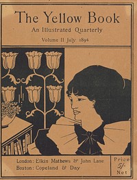 Cover of "The Yellow Book: an Illustrated Quarterly", Volume II, July 1894