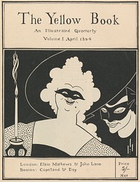 Cover of "The Yellow Book: an Illustrated Quarterly", Volume I, April 1894