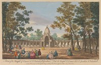 A View of the Temple of Comus & c. in Vauxhall Gardens