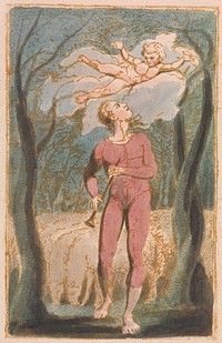 Songs of Innocence, Plate 1, Frontispiece (Bentley 2)