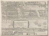 Londinum Antique, this plan shows the ancient extent of the famous cities of London and Westminster as it was near the begining of the Reign of Queen Elizabeth (8 sheets) Vertue, Soc. Antiq., Lond. Exxudit 1737