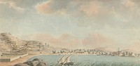 Views in the Levant: Harbour Town Surrounded by Windmills by Willey Reveley