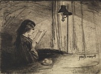 A Lady Reading