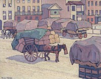 Hay Carts, Cumberland Market