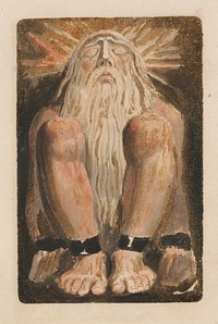 The First Book of Urizen, Plate 3 (Bentley 22) by William Blake. Original public domain image from Yale Center for British Art.