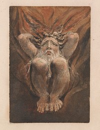 The First Book of Urizen, Plate 21 (Bentley 16) by William Blake. Original public domain image from Yale Center for British Art.