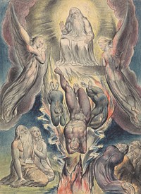 The Fall of Satan (after William Blake) 