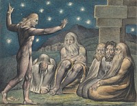 The Wrath of Elihu (after William Blake) 