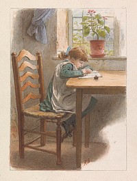 Girl Writing