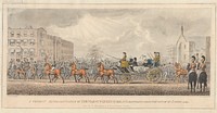 A Correct Representation of Her Majesty Queen Caroline Returning from the House of Lords, 1820