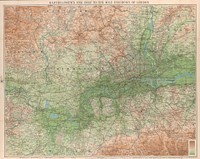 Bartholomew's one inch to the mile environs of London.