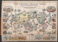 The Crystal Palace game : a voyage round the world, an entertaining excursion in search of knowledge, whereby geography is made easy / by Smith Evans, F.R.G.S.