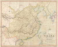 Map of China and the adjacent countries : drawn from the latest surveys and other authentic documents ... / by William H. Allen & Co.