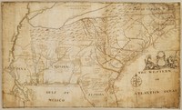 Map of the southeastern part of North America, print in high resolution by Mark Catesby. Original from the Yale Center for British Art.