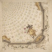 Design for Ceiling, workshop of Leonardo Marini