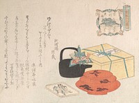 Still Life; Design of Yogoyomi; Pictorial Calendar by Unidentified artist