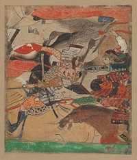 Battle at Rokuhara, from The Tale of the Heiji Rebellion, Japan