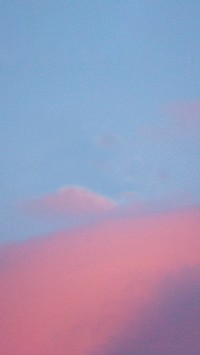 Pink sky aesthetic iPhone wallpaper, nature image