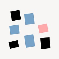 Little blue squares vector