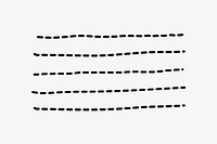 Black dotted line, border, divider graphic vector