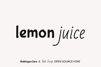 Bubblegum Sans & Bungee Inline open source font by Sudtipos and David Jonathan Ross 