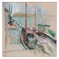 Harbor Scene by John Henry Twachtman